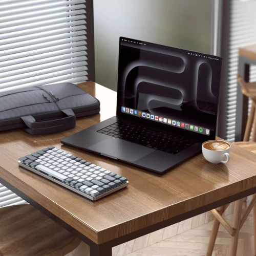 SATECHI Clavier Bluetooth mécanique rétroéclairé mince SM1