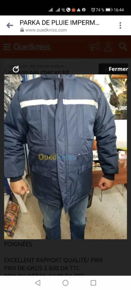 PARKAS IMPERMÉABLES