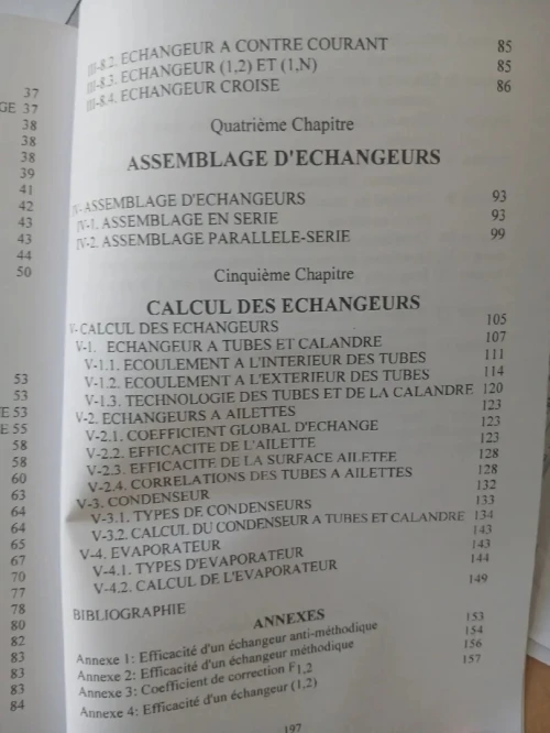 Livre Calcul et technologie des échangeurs de chaleur