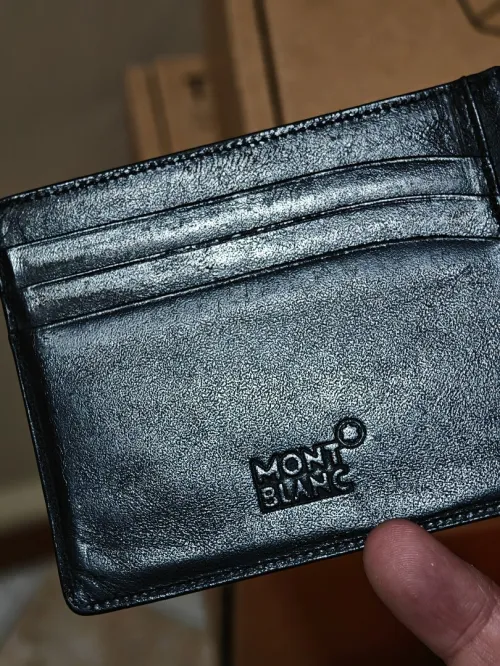 Portecarte portefeuilles montblanc