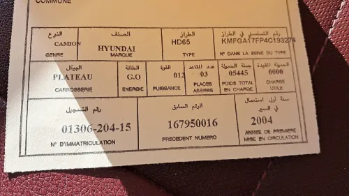 Hyundai Hd65 2004