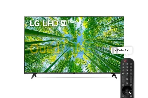 Téléviseur LG 65 pouces 4K UHD avec écran cinéma 4K Active HDR et Smart TV ThinQ AI avec webOS