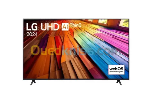 Smart TV LG UHD AI UT80 4K, 50 pouces, Télécommande Magique IA HDR10 webOS24 2024