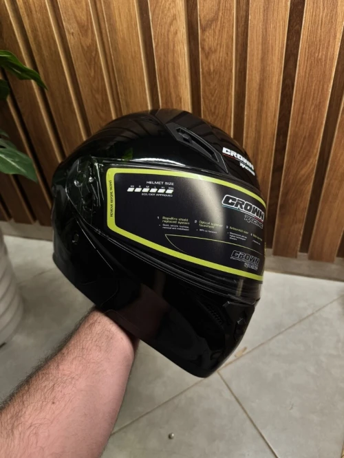 CASQUE MOTO - CROWN RACING (HOMOLOGUÉ DOT)