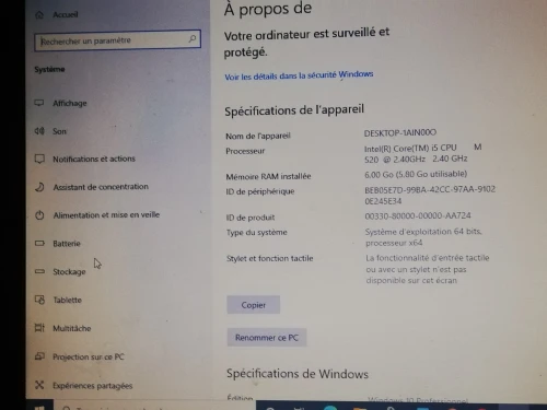 Laptop hp