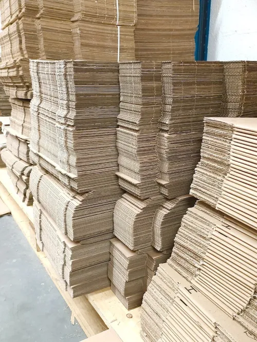 Transformation de carton ondulé