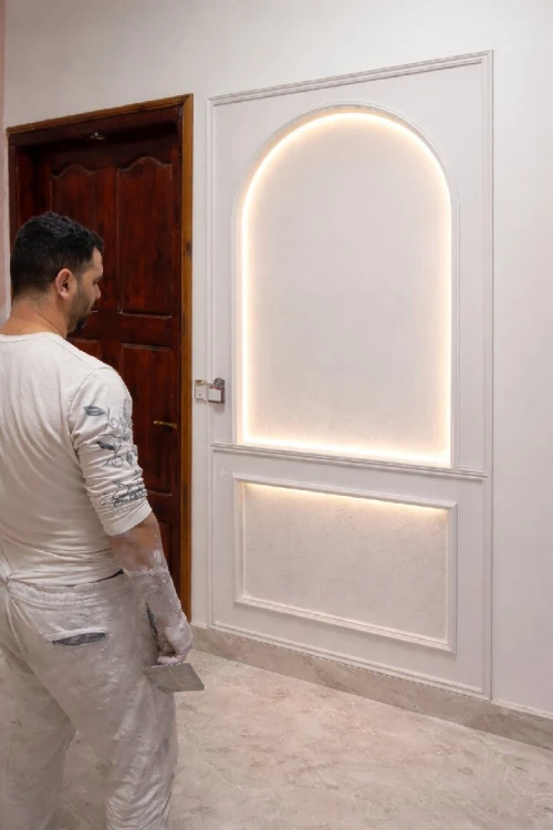 كل انواع الديكور من. (جبس - b13 - بديل الخشب - بديل الرخام .....
