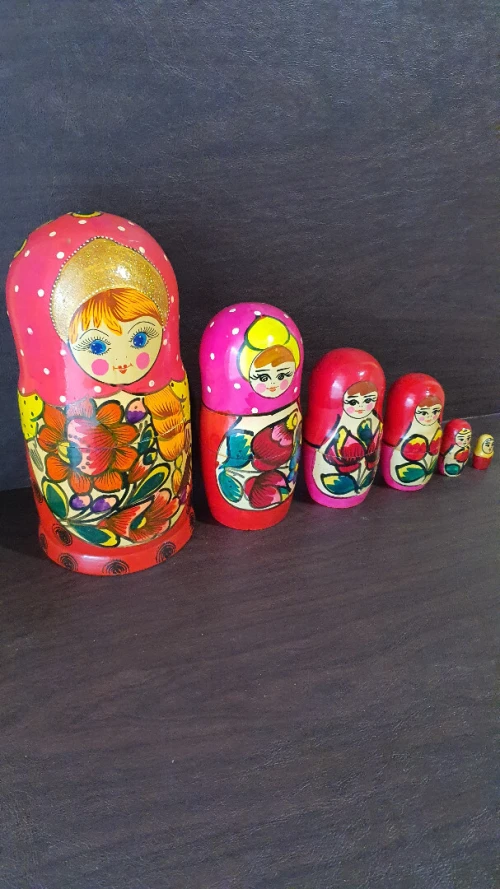 Grande Poupées russes Matriochka grande Taille 5 pcs Hauteur 25 cm