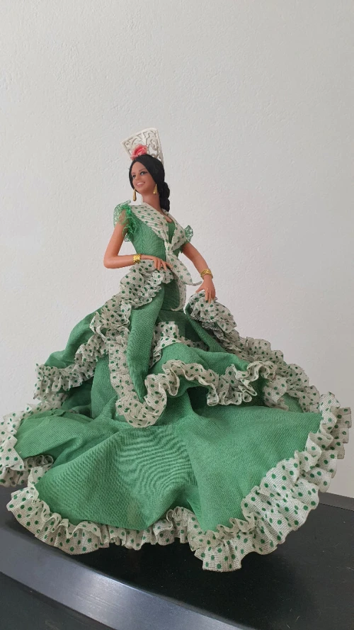 Vintage poupée Marin chiclana Flamenco Andalou Espagniol 33 cm 