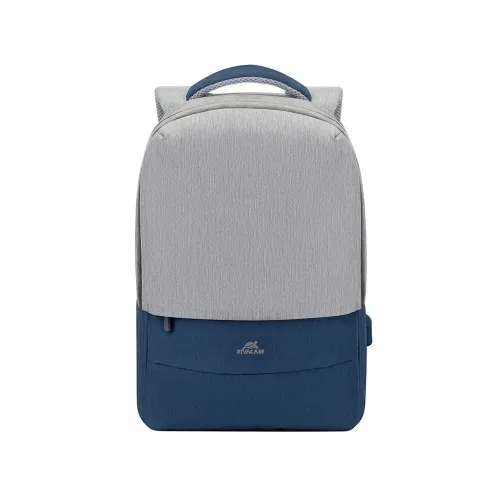 7562 grey/dark blue anti-theft Laptop backpack 15.6''