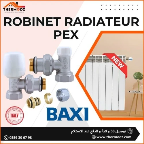 ROBINET RADIATEUR BAXI PEX