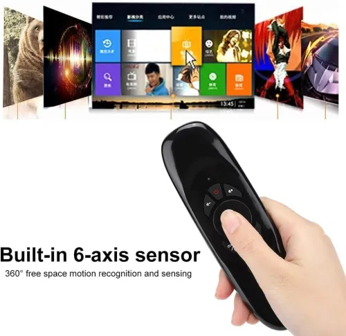 Wireless Air Mouse with Keyboard (2.4GHz) | Air Mouse Sans Fil avec Clavier