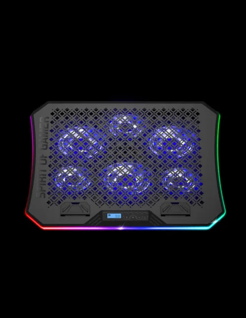 SPIRIT OF GAMER AIRBLADE 1200 RGB Ventilated Laptop Stand | Support ventilé pour ordinateur portable
