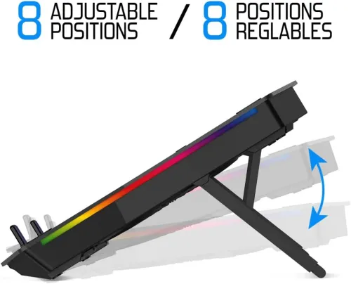 SPIRIT OF GAMER AIRBLADE 1000 RGB Laptop Cooler | Refroidisseur pour ordinateur portable