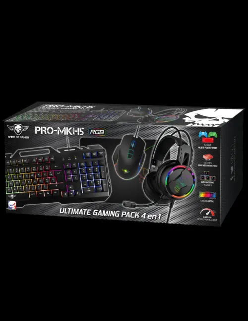 SPIRIT OF GAMER PRO-MKH5 ULTIMATE GAMING COMBO 4 IN 1