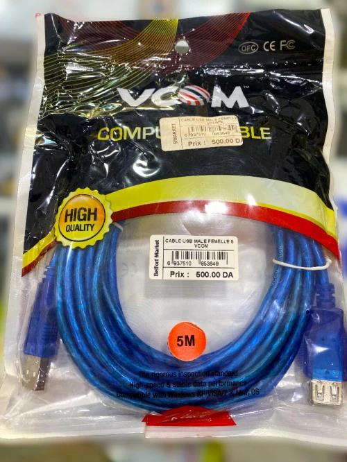 USB 2.0 Extension Cables 5M/3M (Male / Female) | Câbles Extension USB 2.0 (Mâle / Femelle) 5M/3M