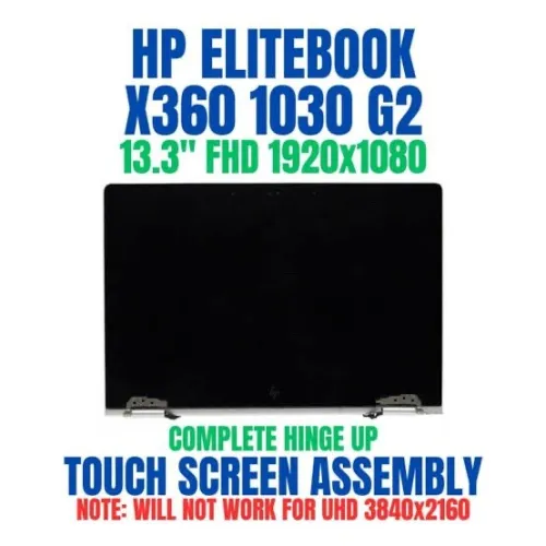 Afficheur / Ecran / Assembly HP EliteBook X360 1030 G2 Touch LCD Screen Complete Assembly