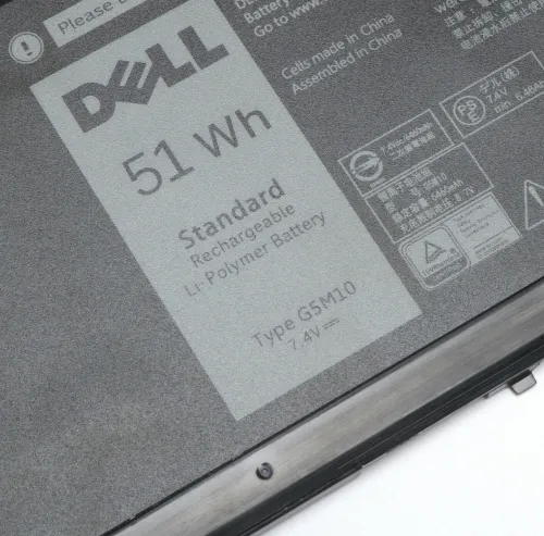 G5M10 Batterie Original pour DELL Latitude E5450 E5550 Notebook 15.6" G5M10 7.4V 51WH 