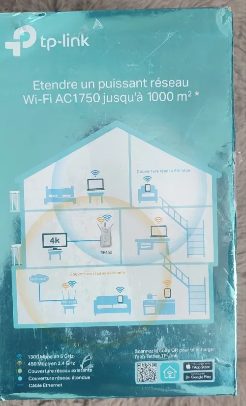 TP LINK RE 450 WiFi puissant