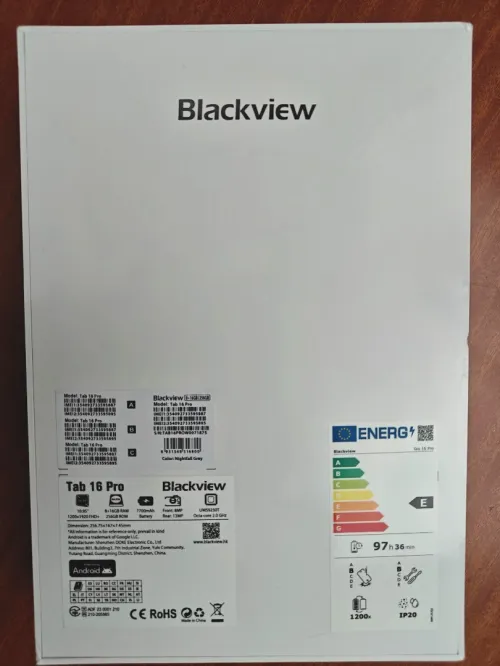 Tablette Blackview tab 16 pro 08/256go 