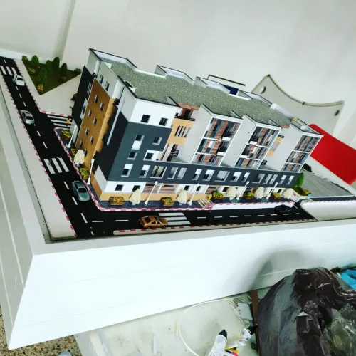 Maquette architecture et industriel 
