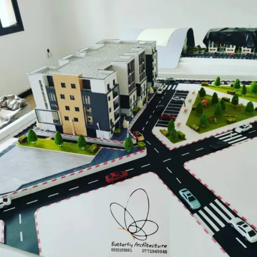 Maquette architecture et industriel 