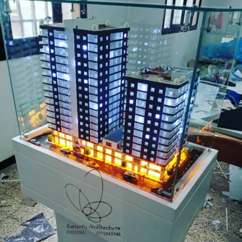 Maquette architecture et industriel 