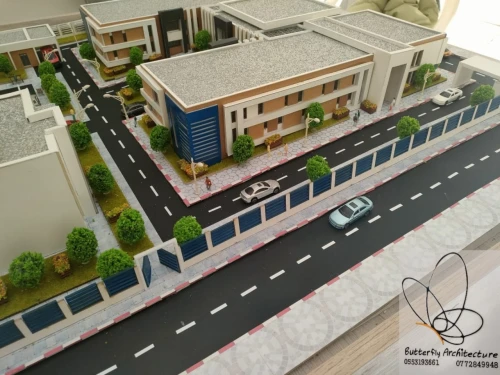 Maquette architecture et industriel 