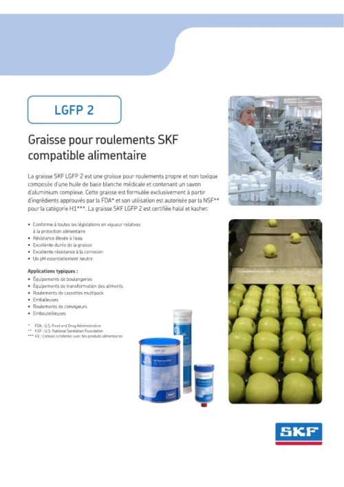 SKF LGFP BOITE 1 KG DISPONIBLE EQUIVALENT