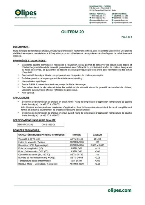  Olipes Oliterm 20 (20l)