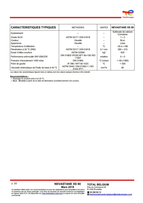 TOTAL NEVASTANE XS 80