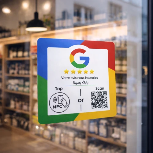 Plaque NFC Google Avis / Google Review