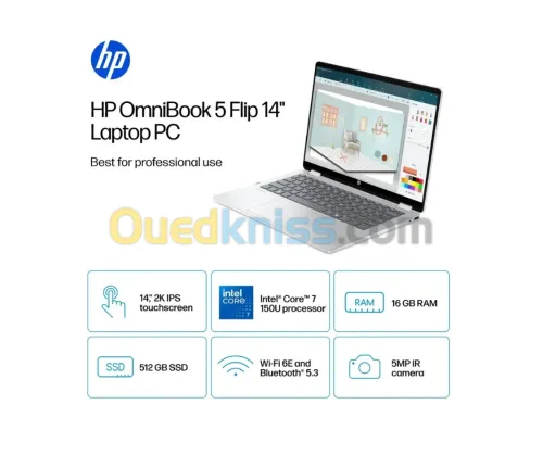 HP Omnibook 5 flip 2-in-1 14"