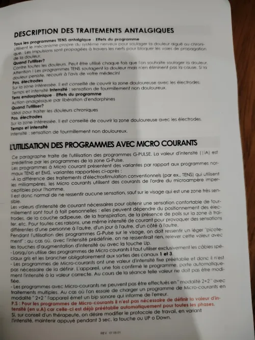 Eléctrothérapie globus activa 3000 