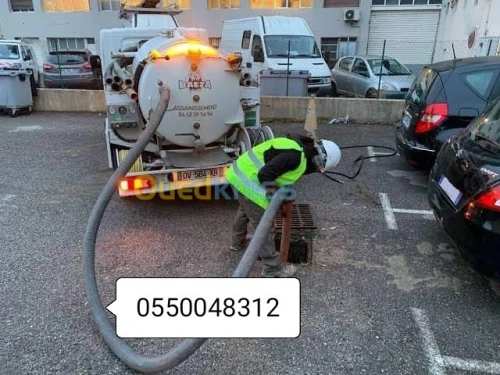 Camion vidange service Algérie