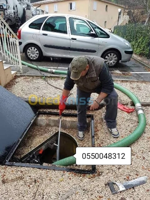 Service Débouchage canalisation curage vidange fosse septique