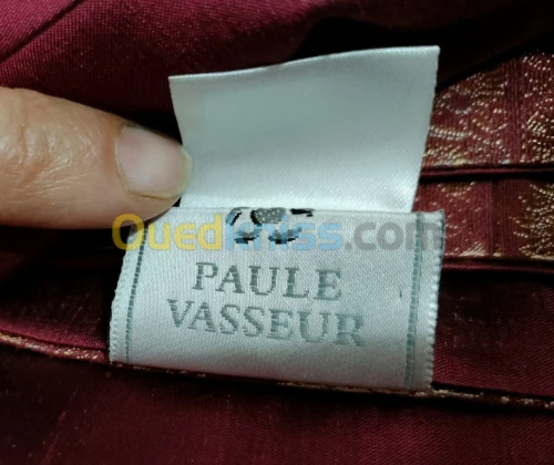 Robe de haute couture "Paule Vasseur" (Mariage/soirée) روب أصلية لخياط عالمي