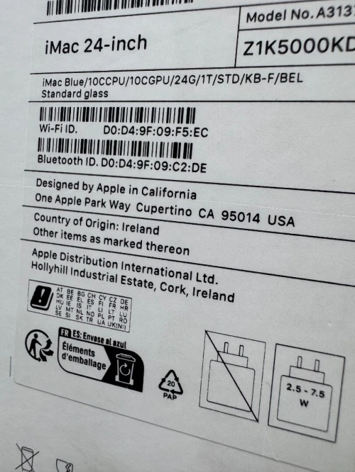 IMac M4 24ram/1To/ 24-inch 