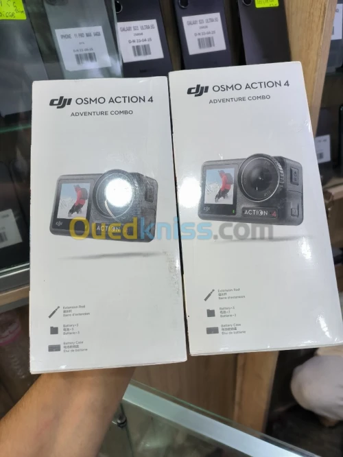 DJI Osmo Action 4  Adventure Combo  جديدة تمامًا  غير مستعملة
