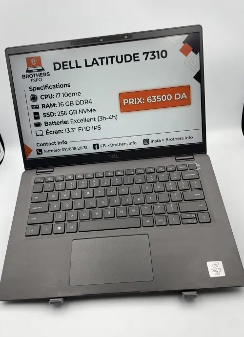 dell latitude 7310 i7 10eme 16/256