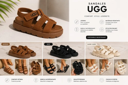 NOUVELLES SANDALES FEMME UGG