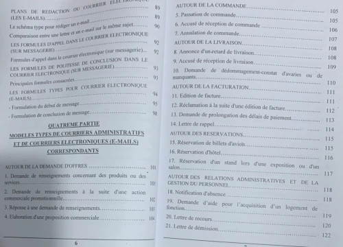 Vente  livres. " Techniques de la rédaction administrative et du courrier électronique"