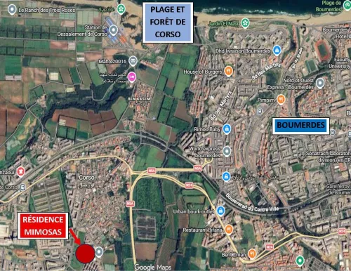 Location Appartement F3 Boumerdès Corso