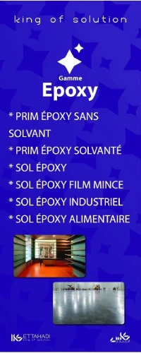 Mortiers spéciaux, vernis et peintures industriels