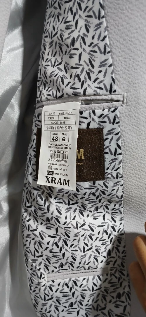 Costume homme gaufrée bespoke