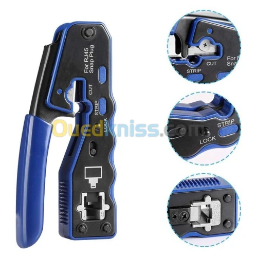 Pince a sertir Réseau Ethernet RJ45 pour Cable Cat6