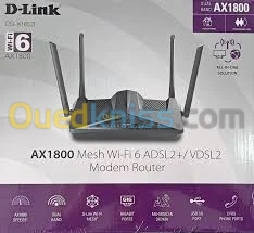 Modem D-LINK DSL-X1852E Dual Band Wireless AX1800 WI-FI 6 VDSL2/ADSL2+ Modem Router