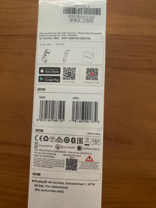 Stabilisateur ZHIYUN Smooth-X