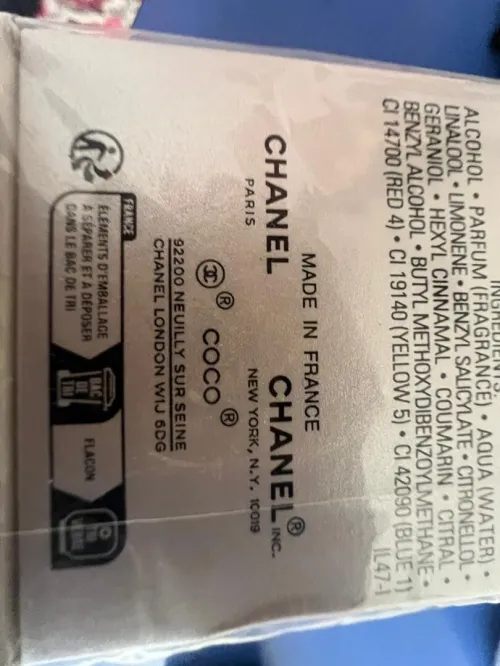 Parfum bleu chanel