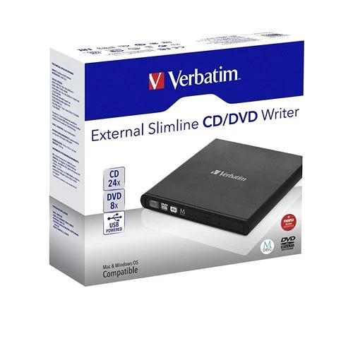 Verbatim Lecteur Graveur DVD Externe 3.0 slim